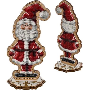 Wonderland Crafts Wooden Bead Embroidery Kit FLK-297 – Santa Claus