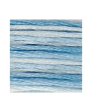 67 DMC Mouline Stranded cotton Variegated Baby Blue