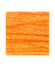 741 DMC Mouline Stranded cotton Medium Tangerine