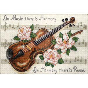 Counted Cross Stitch Kit Music Is Harmony, Dimensions 16656