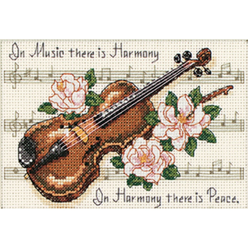Counted Cross Stitch Kit Music Is Harmony, Dimensions 16656