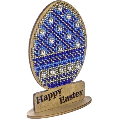 Wonderland Crafts Wooden Bead Embroidery Kit FLK-340 – Easter Egg – Happy Easter