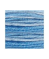 93 DMC Mouline Stranded cotton Variegated Cornflower Blue