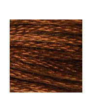 975 DMC Mouline Stranded cotton Dark Golden Brown