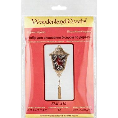 Wonderland Crafts Wooden Bead Embroidery Kit FLK-450 – Lantern With Bird