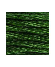 986 DMC Mouline Stranded cotton Very Dark Forest Green