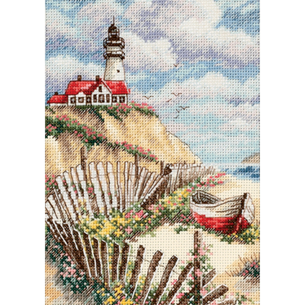 Counted Cross Stitch Kit Cliffside Beacon, Dimensions, 65021