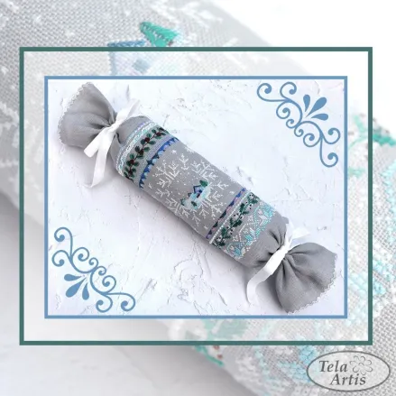 Counted Cross Stitch Kit Candy – Tela Artis X-312 – Winter Ornament