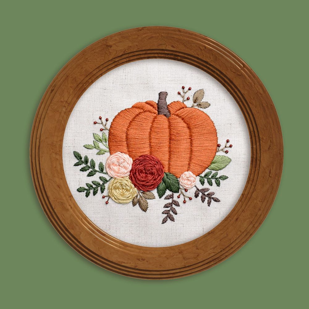 Kolorova Surface Embroidery Kit GL-3 – Autumn Motif
