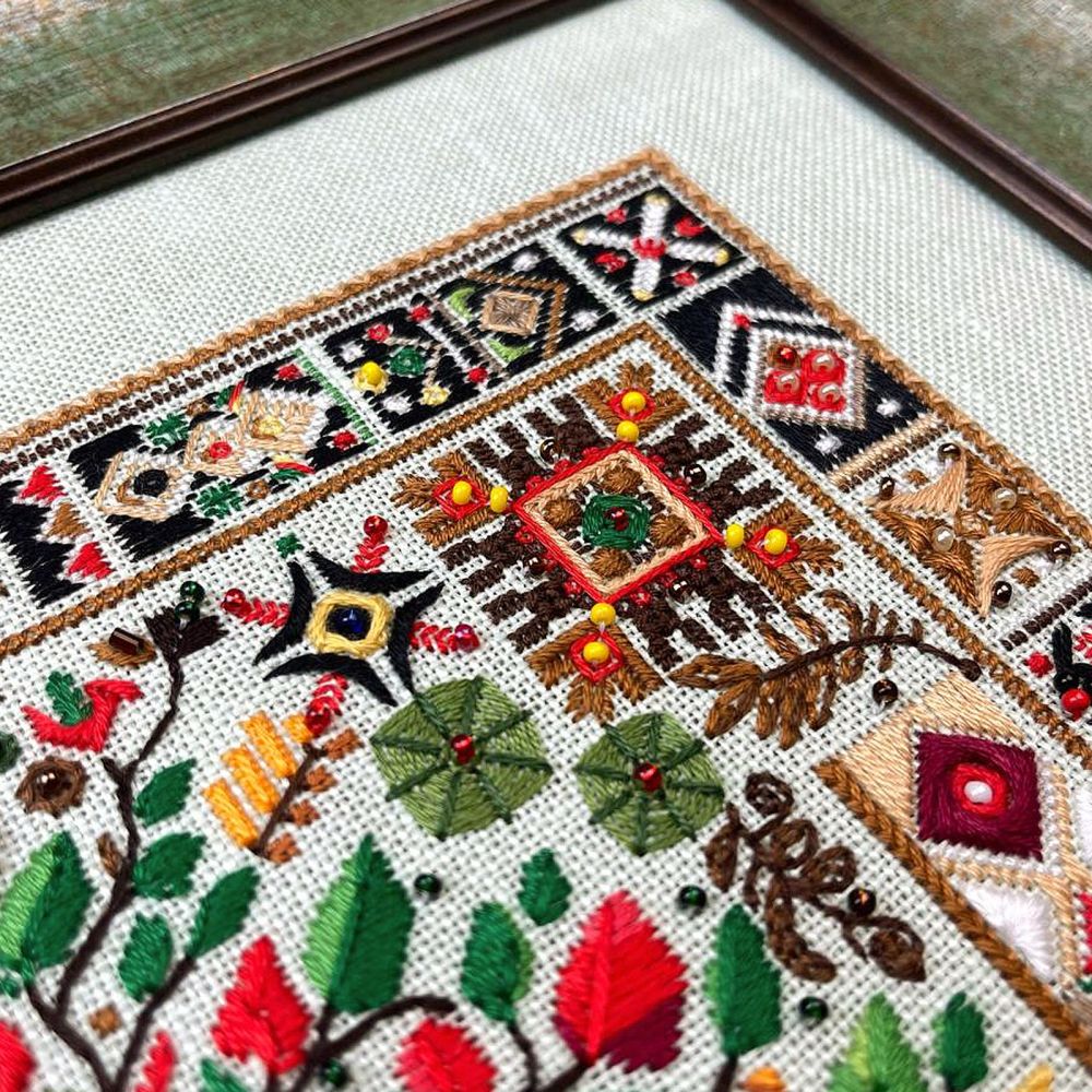 Kolorova Mixed-Technique Embroidery Kit GL-4 – Tree of Life