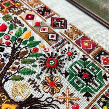 Kolorova Mixed-Technique Embroidery Kit GL-4 – Tree of Life