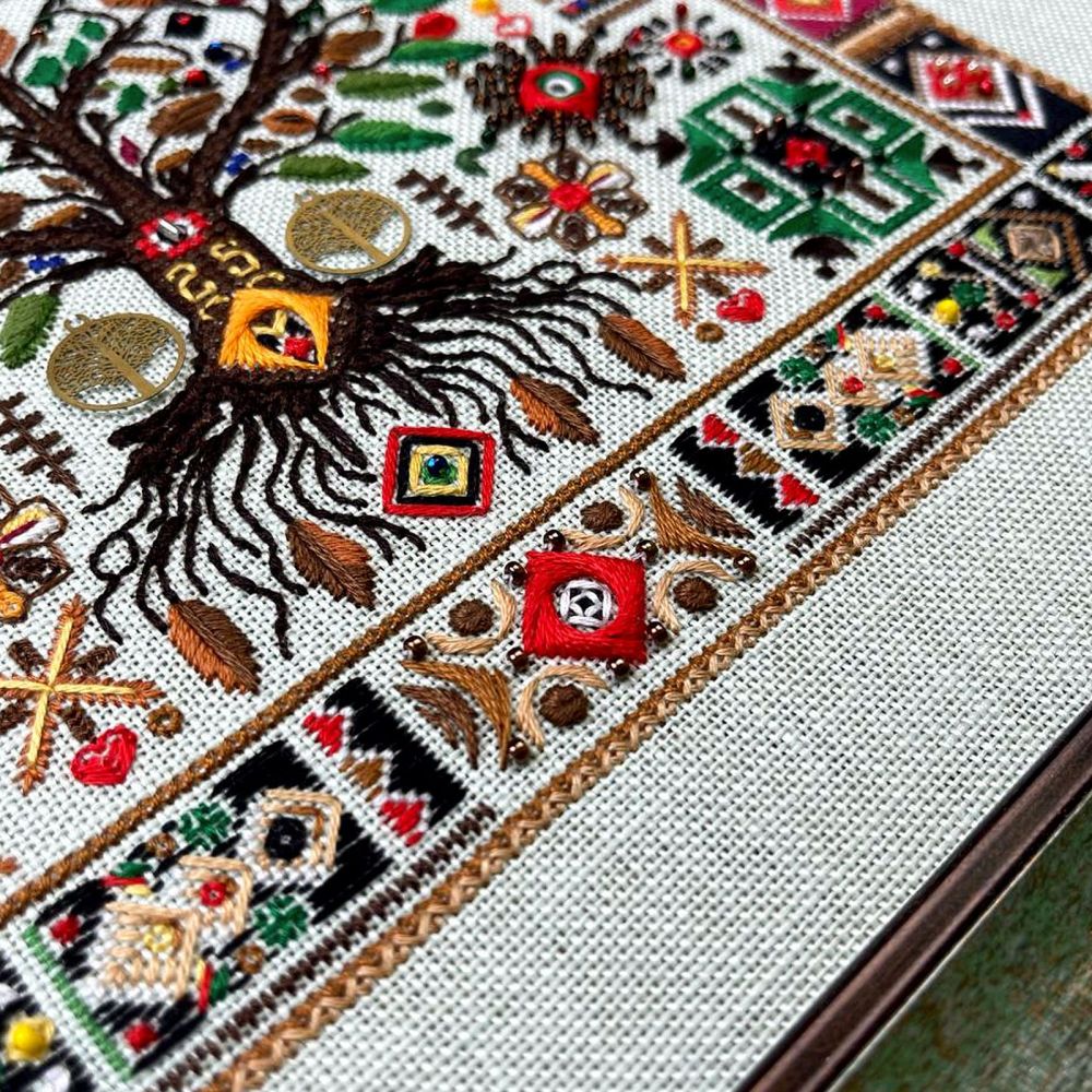 Kolorova Mixed-Technique Embroidery Kit GL-4 – Tree of Life