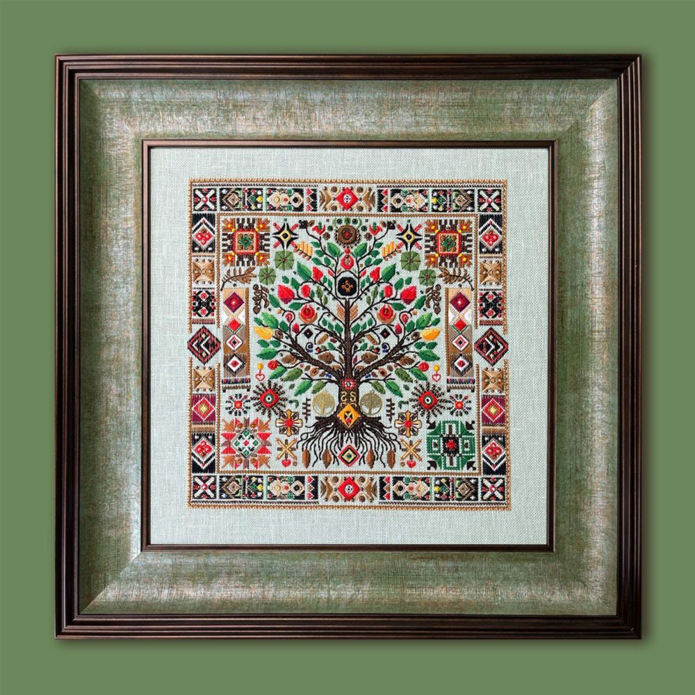 Kolorova Mixed-Technique Embroidery Kit GL-4 – Tree of Life