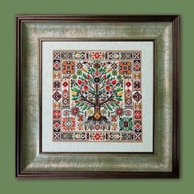 Kolorova Mixed-Technique Embroidery Kit GL-4 – Tree of Life