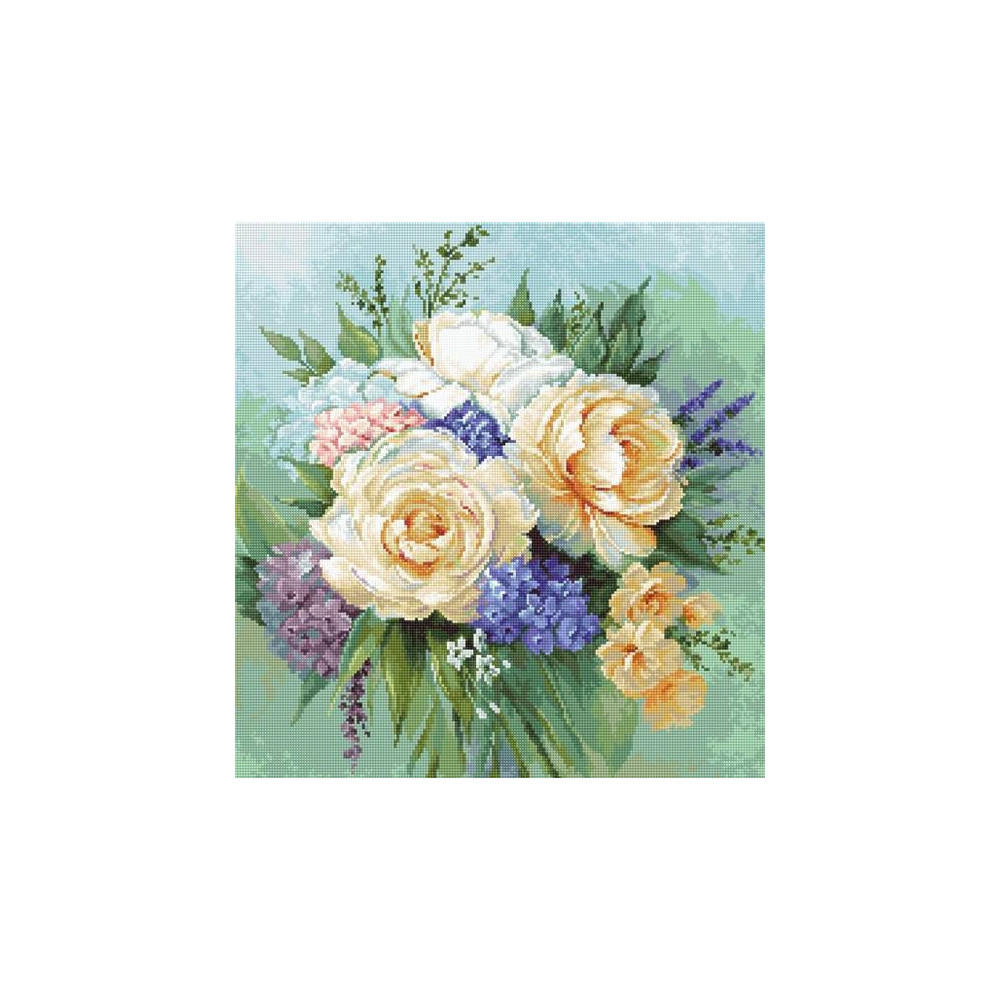 Cross-Stitch Kit “Floral bouquet”  Luca-S (B2370)
