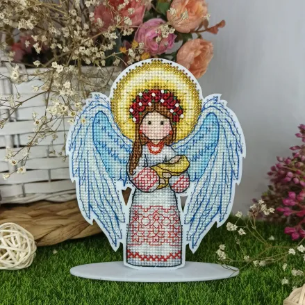 Unicstitch Counted Cross Stitch Kit on Plastic 1012 – Angel of Life