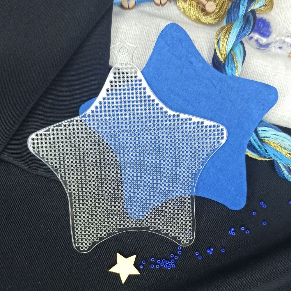 Unicstitch Counted Cross Stitch Kit on Plastic 1016 – Moon Galaxy