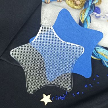 Unicstitch Counted Cross Stitch Kit on Plastic 1016 – Moon Galaxy