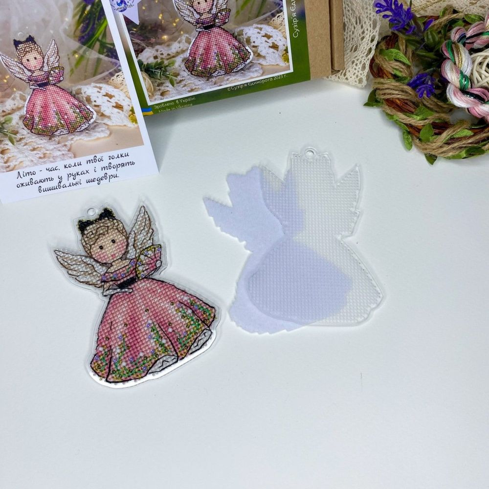 Unicstitch Counted Cross Stitch Kit on Plastic 1058 – Summer Angel