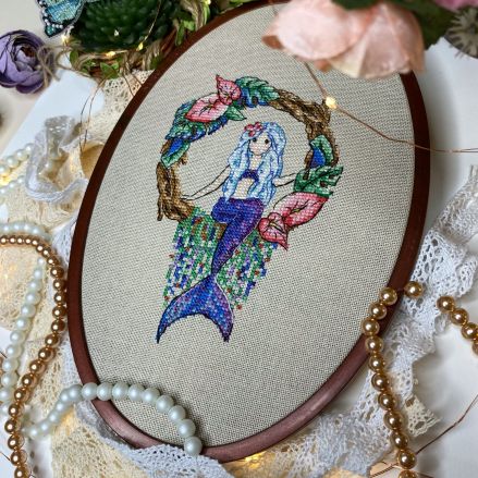 Unicstitch Counted Cross Stitch Kit 1055 – Mermaid