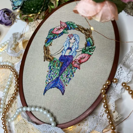 Unicstitch Counted Cross Stitch Kit 1055 – Mermaid