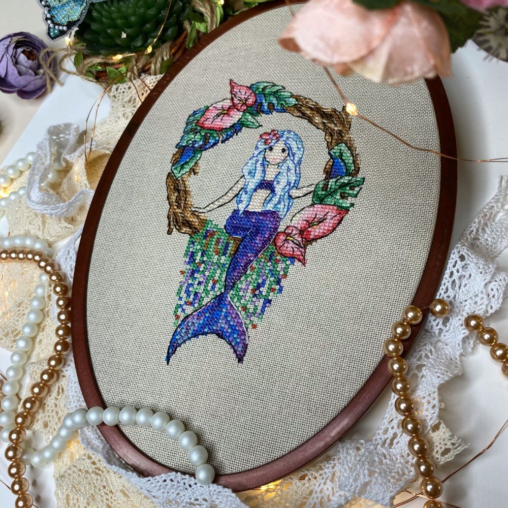 Unicstitch Counted Cross Stitch Kit 1055 – Mermaid