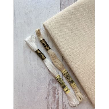Zweigart 32 Count Lugana Murano Evenweave Fabric 3984/99 – Cream