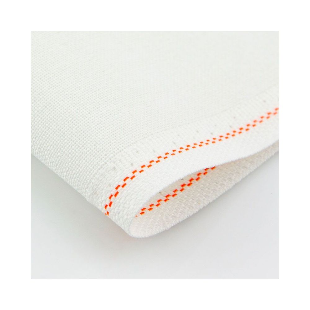 Zweigart 32 Count Lugana Murano Evenweave Fabric 3984/100 – White