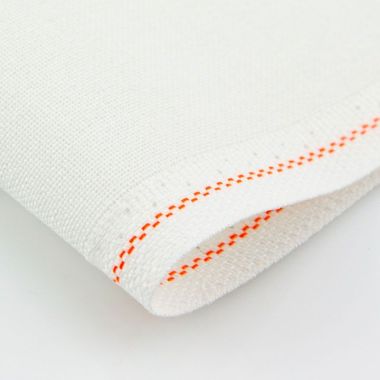 Zweigart 32 Count Lugana Murano Evenweave Fabric 3984/100 – White
