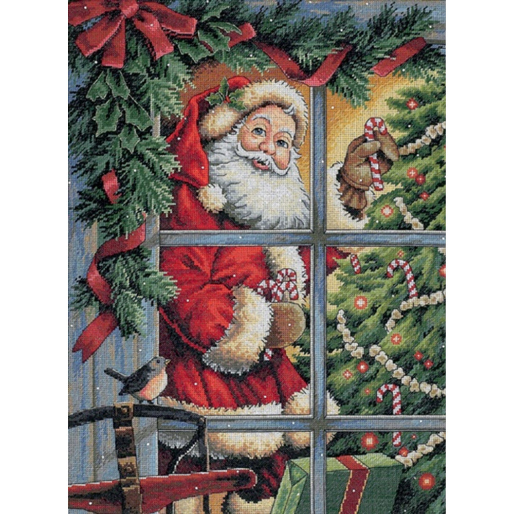 Counted Cross Stitch Kit Candy Cane, Dimensions 8734