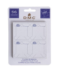 DMC Cardboard Floss Bobbins, 56/Pkg, 6101