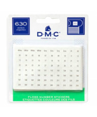 DMC Floss Number Stickers, 6103