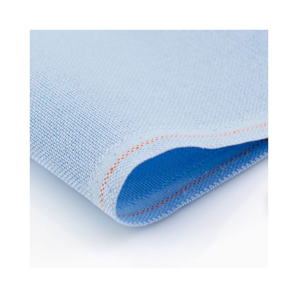 Zweigart 32 Count Lugana Murano Evenweave Fabric 3984/503 – Light Blue