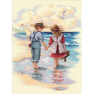 Counted Cross Stitch Kit Holding Hands, Dimensions 13721