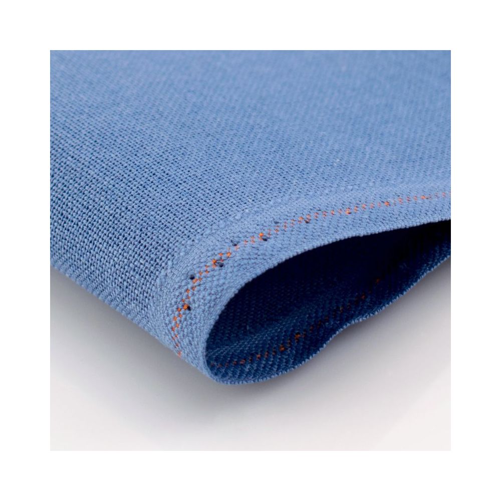 Zweigart 32 Count Lugana Murano Evenweave Fabric 3984/522 – Colonial Blue