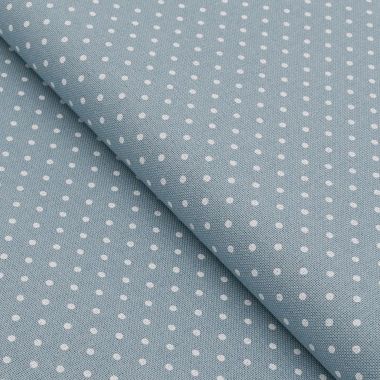 Zweigart 32 Count Lugana Murano Petit Point Evenweave Fabric 3984/5269 – Blue with White Dots