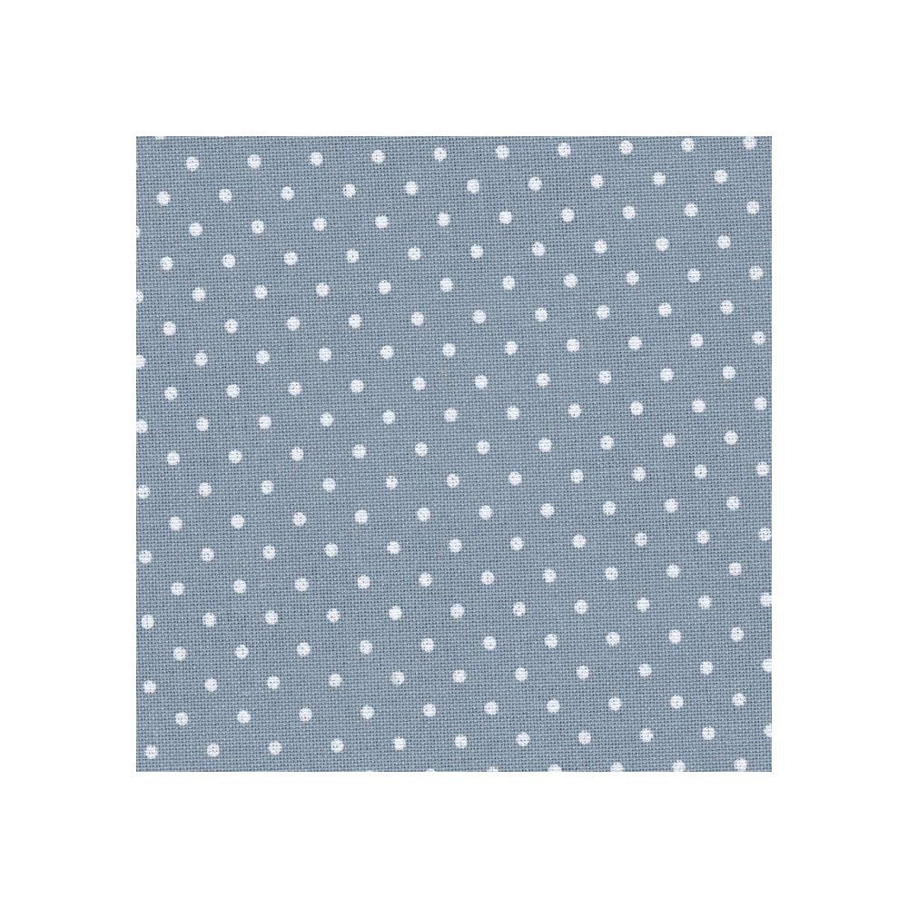 Zweigart 32 Count Lugana Murano Petit Point Evenweave Fabric 3984/5269 – Blue with White Dots
