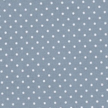 Zweigart 32 Count Lugana Murano Petit Point Evenweave Fabric 3984/5269 – Blue with White Dots