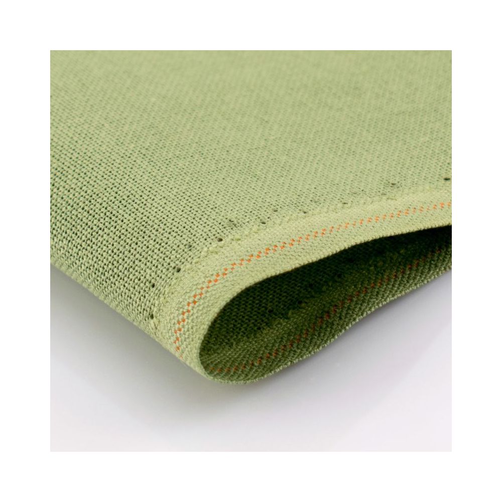 Zweigart 32 Count Lugana Murano Evenweave Fabric 3984/6016 – Dark Olive