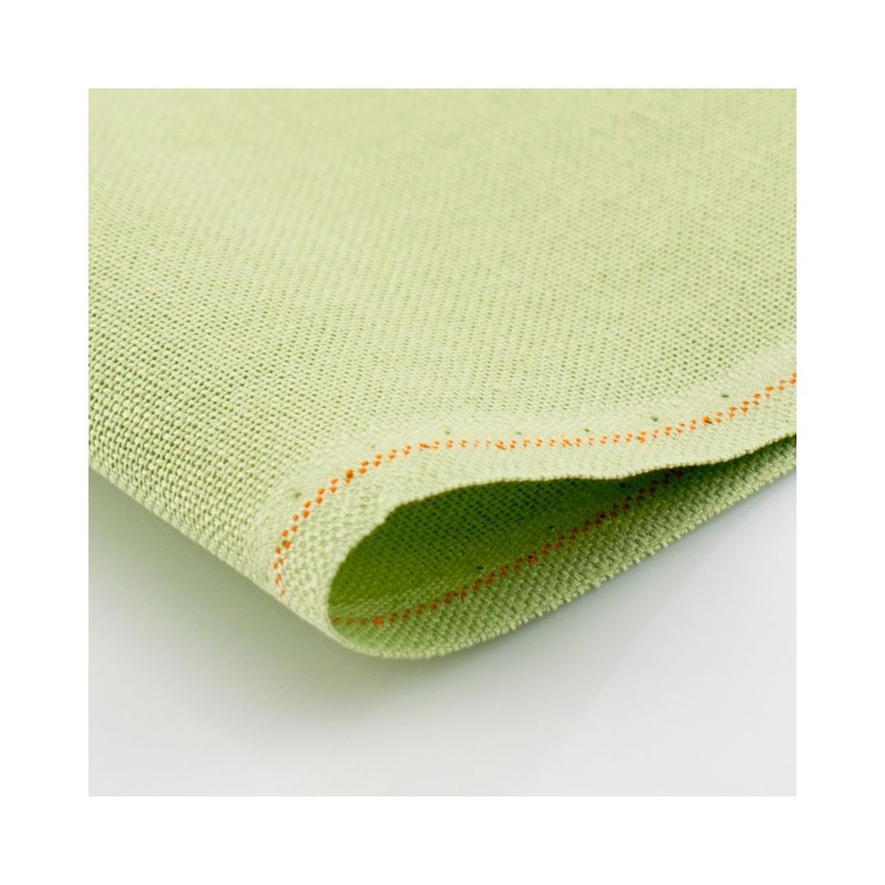 Zweigart 32 Count Lugana Murano Evenweave Fabric 3984/6083 – Sage Green