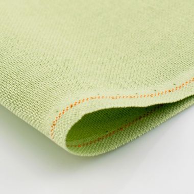 Zweigart 32 Count Lugana Murano Evenweave Fabric 3984/6083 – Sage Green
