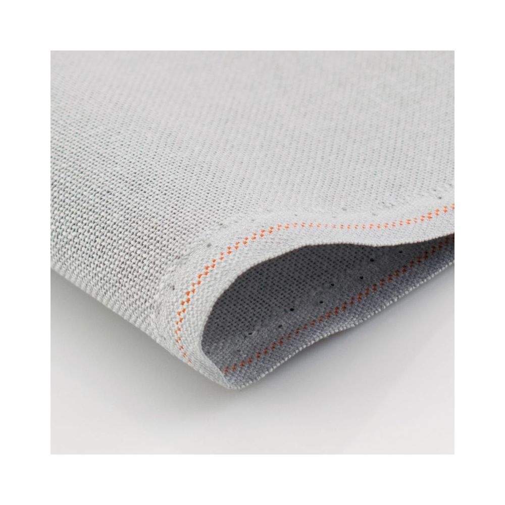 Zweigart 32 Count Lugana Murano Evenweave Fabric 3984/705 – Pearl Grey