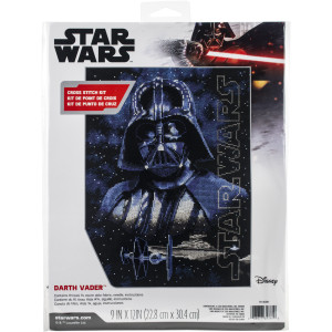 Counted Cross Stitch Kit 9"X12"-Darth Vader, Dimensions, 70-35381