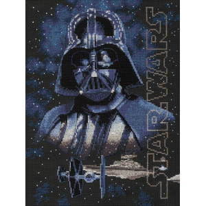 Counted Cross Stitch Kit 9"X12"-Darth Vader, Dimensions, 70-35381