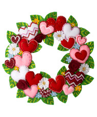 Bucilla ® Seasonal - Felt - Home Decor - Love in the Air Wreath - 89576E