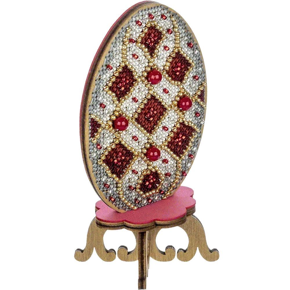 Wonderland Crafts Wooden Cross Stitch Kit FLW-038 – Easter Egg