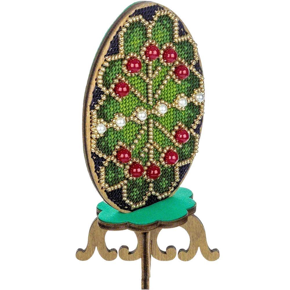 Wonderland Crafts Wooden Cross Stitch Kit FLW-039 – Easter Egg