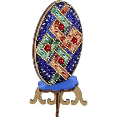 Wonderland Crafts Wooden Cross Stitch Kit FLW-040 – Easter Egg