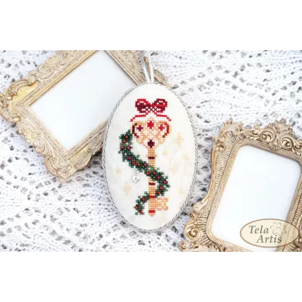 Counted Cross Stitch sampler Key Tela-Artis X-401, Evenweave Fabric