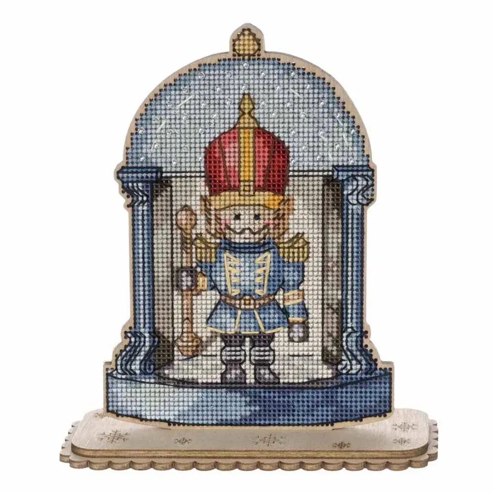 Wonderland Crafts Wooden Cross Stitch Kit FLW-049 – Snow Globe
